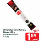 Vinnutatud vorst Fuetec,
Elpozo, 170 g
