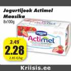 Allahindlus - Jogurtijook Actimel
Maasika
8x100g