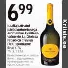 Itaalia kaitstud päritolunimetusega aromaatne kvaliteetvahuvein La Gioiosa Prosecco Treviso DOC Spumante Brut