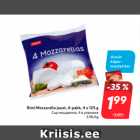 Allahindlus - Rimi Mozzarella juust, 4-pakk, 4 x 125 g
