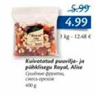 Allahindlus - Kuivatatud puuvilja- ja pähklisegu Royal, Alise, 400 g