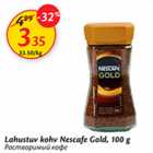 Allahindlus - Lahustuv kohv Nescafe Gold