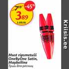 Allahindlus - Must ripsmetušš OneByOne Satin, Maybelline