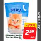 Не слеживающийся наполнитель для кошачьего туалета
Purrrfect Silica, 3,5 л