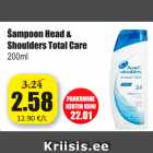 Allahindlus - Šampoon Head & Shoulders Total Care, 200 ml