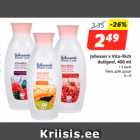 Allahindlus - Johnson`s Vita-Rich
dušigeel, 400 ml