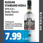 RUSSIAN STANDARD VODKA