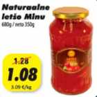 Allahindlus - Naturaalne Letšo Minu 680g/neto350g