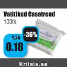 Allahindlus - Vatitikud Casatrend 100 tk