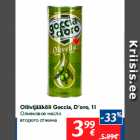 Oliivijääkõli Goccia, D’oro, 1 l
