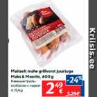 Allahindlus - Maitselt mahe grillvorst juustuga
Maks & Moorits, 600 g
