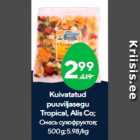 Kuivatatud
puuviljasegu
Tropical, Alis Co;

500 g