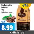 Allahindlus - Paulig Arabica
kohviuba
1 kg