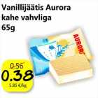 Vanillijäätis Aurora kahe vahvliga 65 g