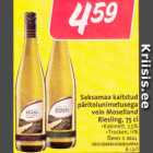 Allahindlus - Saksamaa kaitstud päritolunimetusega vein Moselland Riesling, 75 cl