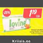 Allahindlus - Niisked salvrätid Loving Touch, 72 tk