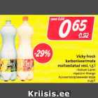 Allahindlus - Vichy Fresh karboniseerimata maitsestatud vesi, 1,5 l