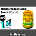 Allahindlus - Marineeritud patissonid Orzech