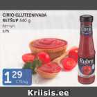 CIRIO GLUTEENIVABA KETŠUPP 340 G