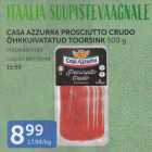 CASA AZZURRA PROSCIUTTO CRUDO ÕHKKUIVATATUD TOORSINK 500 G