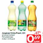 Joogivesi Vichy Fresh, 1,5 l
