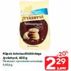 Küpsis šokolaaditükkidega
Jyväshyvä, 420 g
