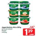 Jogurt Activia, 4 tk x 120 g

