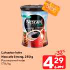 Allahindlus - Lahustuv kohv
Nescafe Strong, 250 g
