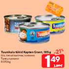 Allahindlus - Tuunikala tükid Kapten Grant, 185 g

