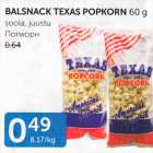 BALSNACK TEXAS POPKORN 60 G