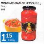 MINU NATURAALNE LETŠO 680 G