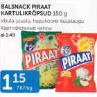 BALSNACK PIRAAT KARTULIKRÕPSUD 150 G