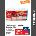 Allahindlus - Tualettpaber Comfort Favorit, 16 rl