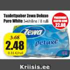 Tualettpaber Zewa Deluxe Pure White