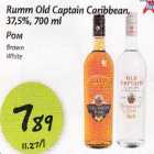 Allahindlus - Rumm Old Captain  Caribbean, 37,5%, 700 ml