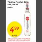 Allahindlus - Viin Gera Рrеmium Octal, 40%,5О0 ml