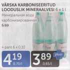 VÄRSKA KARBONISEERITUD LOODUSLIK MINERALVESI 6 X 1 L