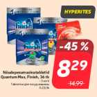 Nõudepesumasinatabletid
Quantum Max, Finish, 36 tk
