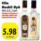 Allahindlus - Viin Ruskii Duh 40%, 0,5L, 2 sorti