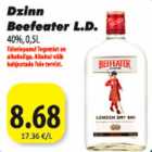 Allahindlus - Dzinn Beefeater L.D. 40%,0,5L