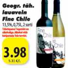 Allahindlus - Geogr.täh.lauavein Fine Chile 13,5%,0,75L 2 sorti