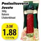 Poolsuitsuvorst Juustu