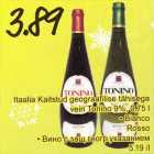 Allahindlus - Itaalia Kaitstud geograafilise tähisega vein Tonino 9%, 0,75 l