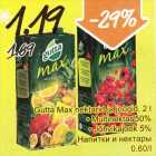 Allahindlus - Gutta Max nektarid ja joogid, 2 l