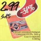 Allahindlus - Estover viilutatud Hollandi Leibjuust 25,2%, 500 g