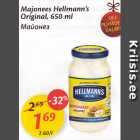 Allahindlus - Majonees Hellmann´s Original, 650 ml