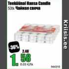 Teeküünal Hansa Candle 50 tk