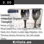 Allahindlus - Luminarc veinipokaal Elegance 190 ml 1 komplekt