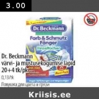 Allahindlus - Dr.Beckmann värvi- ja mustusekogumise lapid 20+4 tk/pk