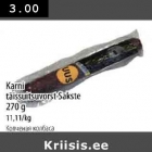 Allahindlus - Karni täissuitsuvorst Sakste 270 g